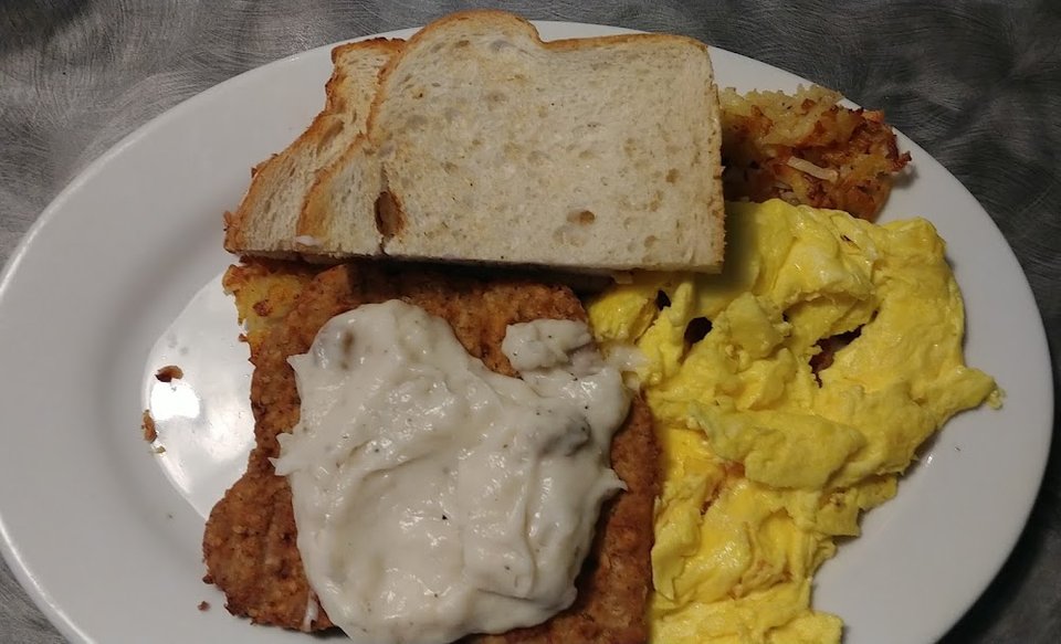 Chicken Fried Steak Omelet