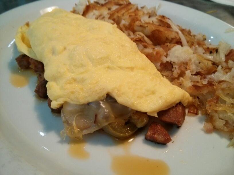 Cheeseburger Omelet